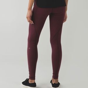 maroon lululemon leggings